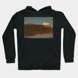 Mountainous Landscape III by Frederic Edwin Church Hoodie